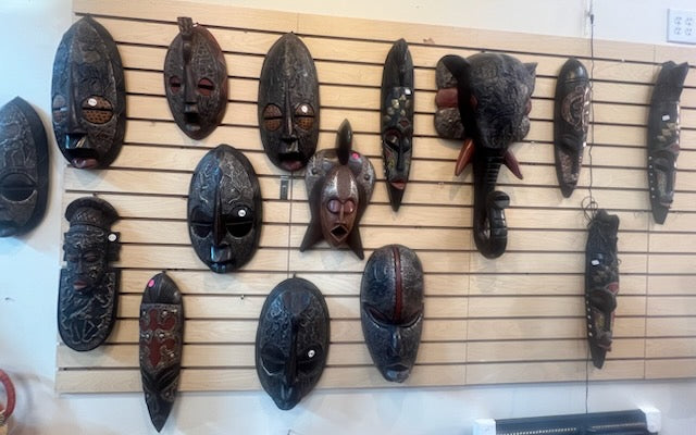 Elongated Tribal African Mask