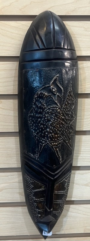 Decorative African Mask with Dotted Designs